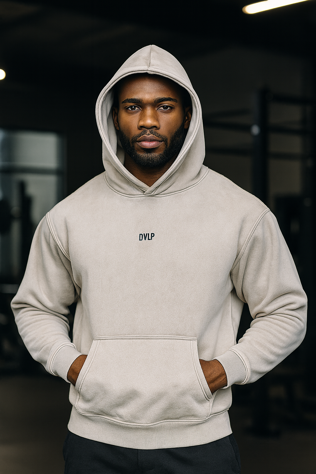 Acid Wash Casual Fleece Oversized DVLP Athletics Hoodie